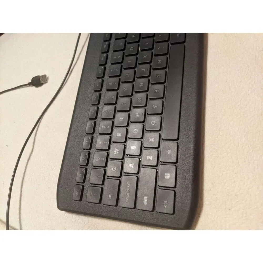 onn. Black Wired USB Keyboard Model 100008652 Office Computer PC Mac